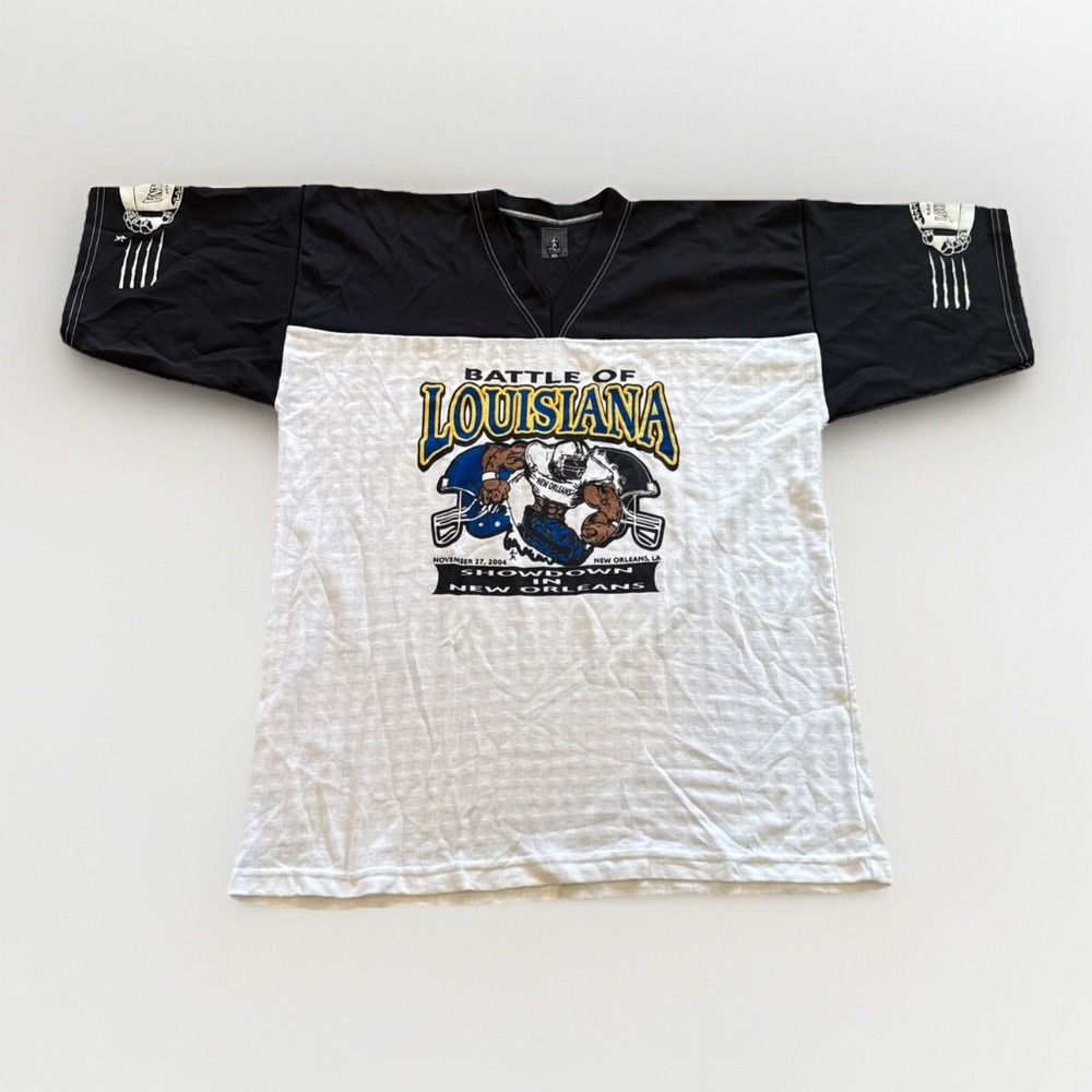 HBCU Jersey Mens XL Shirt Battle of Louisiana Y2K Vintage Football Bayou‎ Bowl